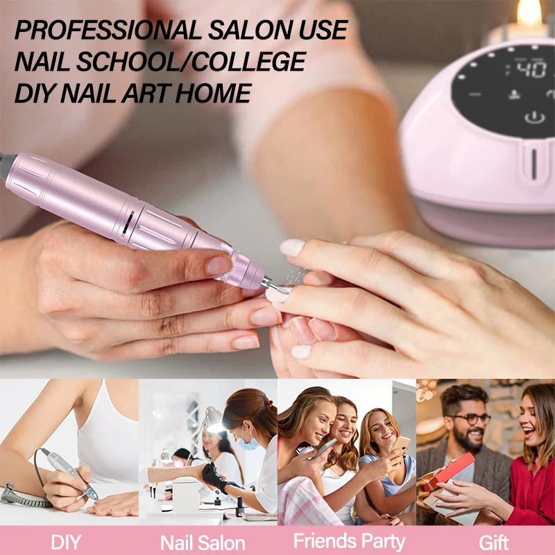 Машинка для маникюра 40000 об./мин. с режимом паузы