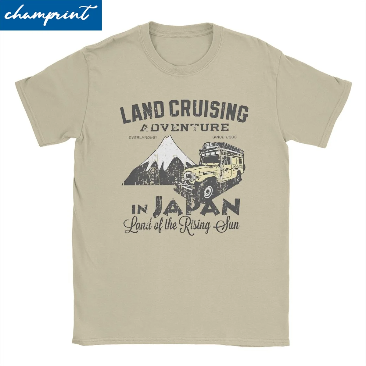 Мужские и женские футболки Land Cruiser FJ 80 крутые хлопковые с короткими рукавами