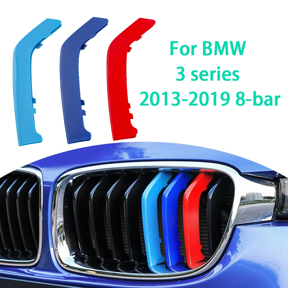 

3 шт. Накладка на переднюю решетку BMW F30 3 серии 2013 2014 2015 2016 2017 2018 2019 Аксессуары для решетки BMW Style