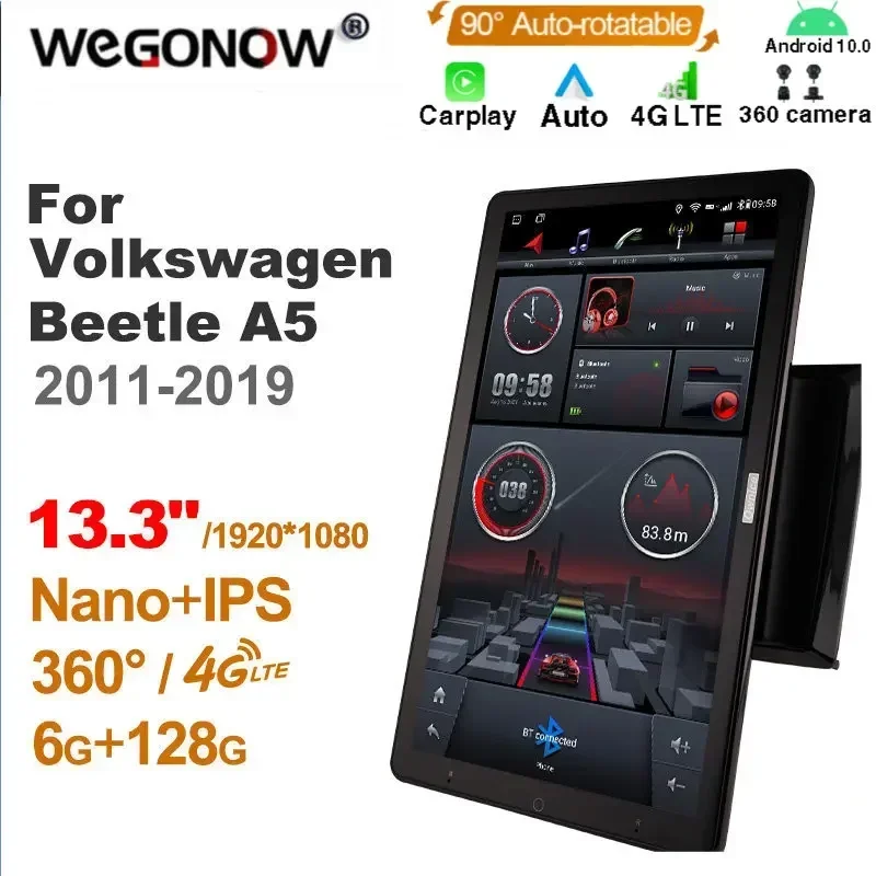 Android10.0 Ownice Автомобильный радиоприемник для Volkswagen Beetle A5 2011-2019 с 13 3 дюйма 7862 512 без DVD