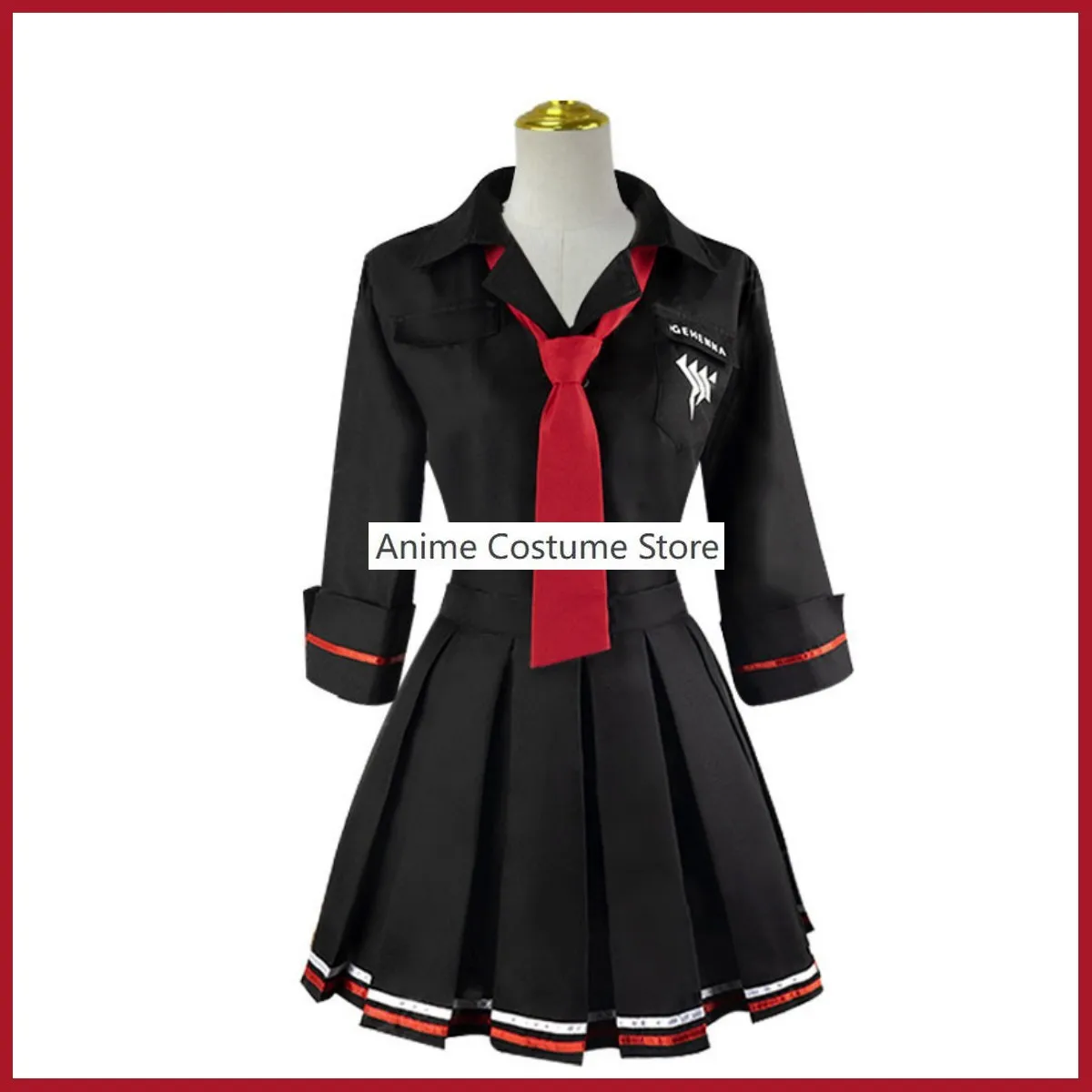 Костюм для косплея Ichiomi Erika из аниме игры Синий архив японская черная школьная