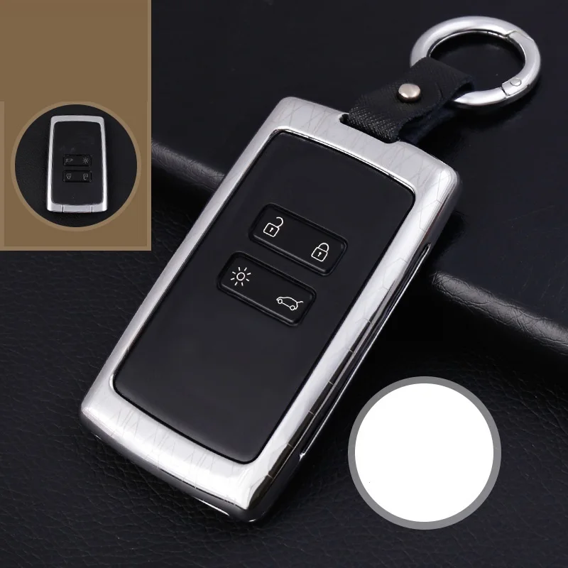 

Zinc Alloy Car Key Case Remote Cover Shell For Renault Fluence Duster Megane Kadjar Clio Car Styling