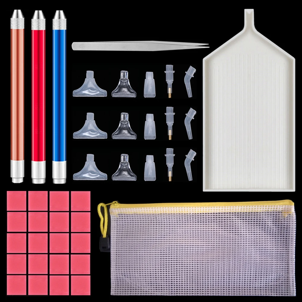 

Accessories Diamond Painting Lighting Point Drill Pen Tools Kit 5D DIY Cross Stitch Embroidery Storage Containers