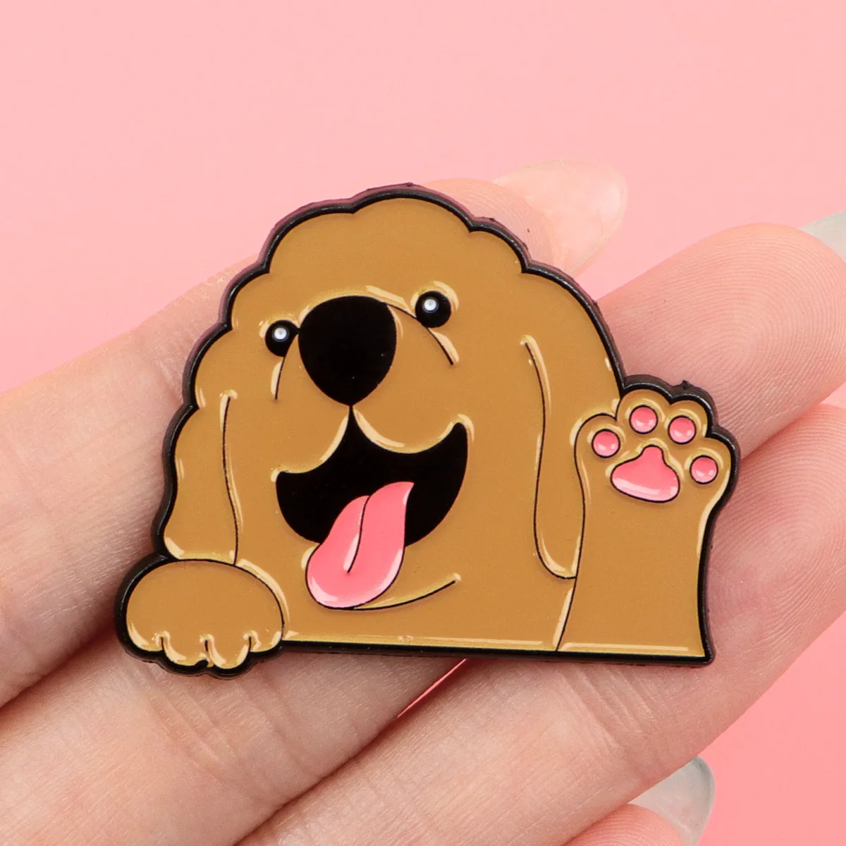 Эмалированная булавка с милыми собаками милые животные женская брошь булавки