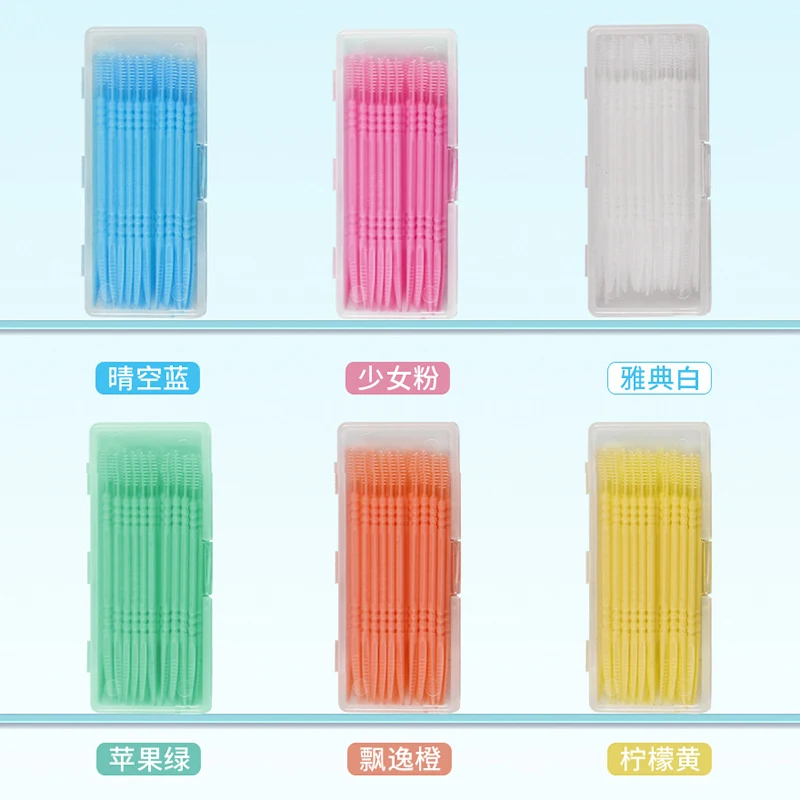 2022 модные новые зубочистки с двумя головками, искусственная зубная нить, зубочистка, зубочистки, палочки для гигиены полости рта