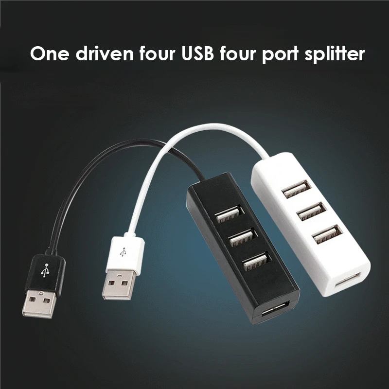 Высокоскоростной Универсальный USB-разветвитель с 4 USB-портами и кабелем - купить