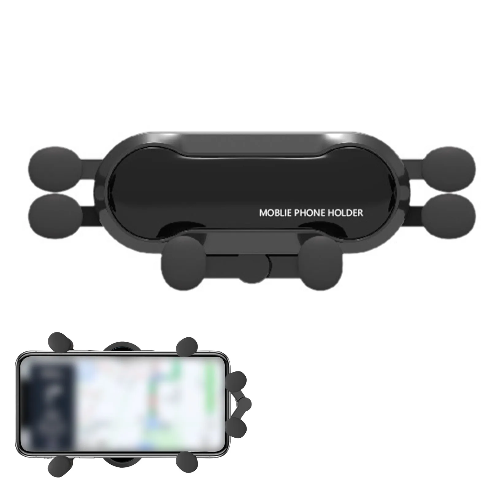 

Car Phone Holder Phone Car Cradle Cell Phone Holder Car Air Vent Clip Mount Universal 6 Points Solid Car Phone Mount 360 Rotate