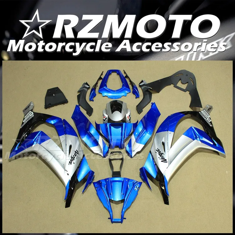 

Injection New ABS Fairings Kit Fit for kawasaki Ninja ZX-10R ZX10R 2011 2012 2013 2014 2015 11 12 13 14 15 Custom Blue Silver