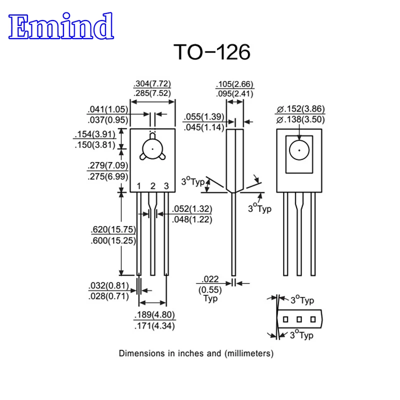 Рисунок 3 - 2SC2688 C2688 DIP транзистор TO-126