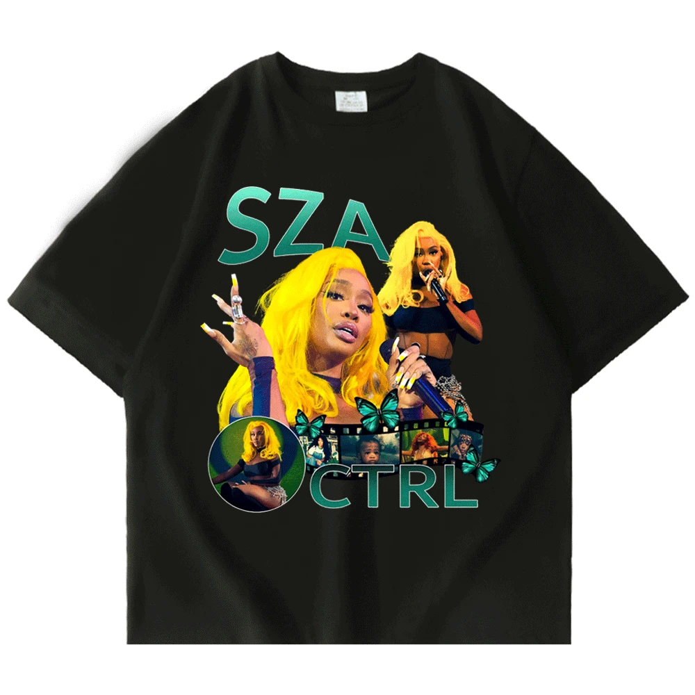 

hot SZA Good Days Graphic T-shirts men women 90s Hip Hop Vintage Rapper Gothic T Shirt Summer Oversize Streetwear short sleeve