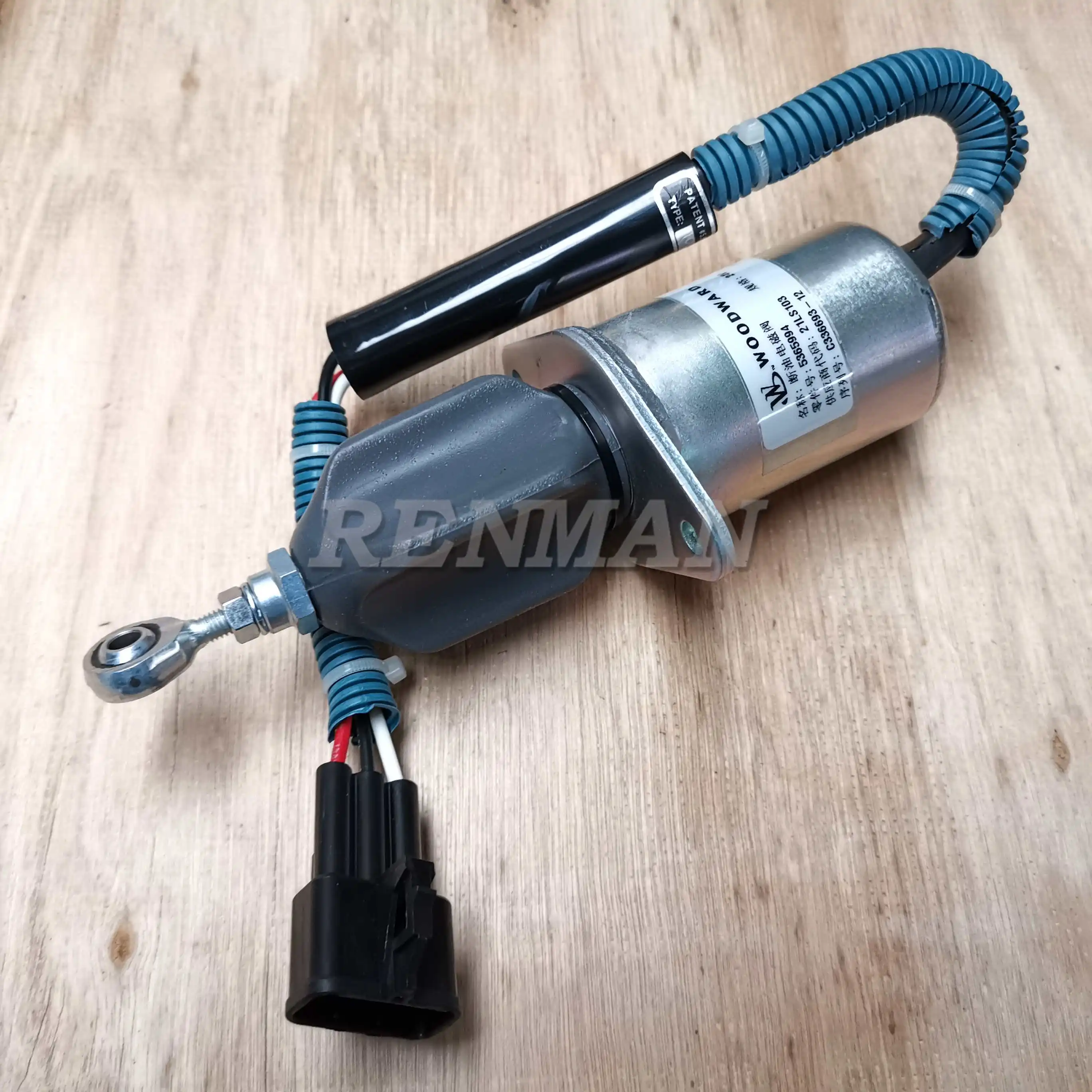 

5365994 5272682 Cummins engine 6BT EQB180 24V Fuel Pump Solenoid Shutoff Valve