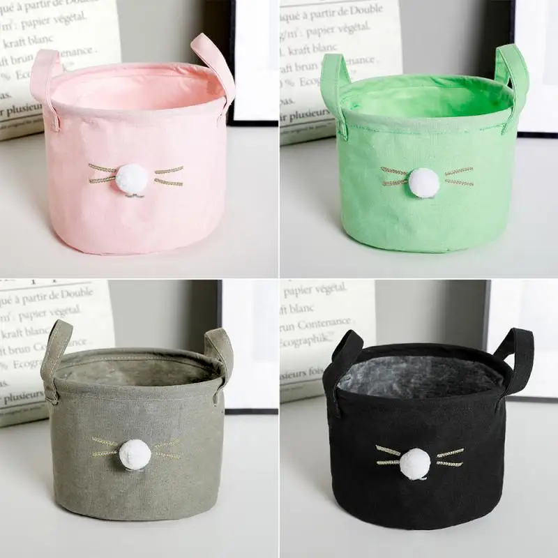 

Bathroom Laundry Organizer Folding Laundry Hamper Dirty Clothes Toy Sundries Storage Basket Bag Household Storage Bag 20cm*15cm