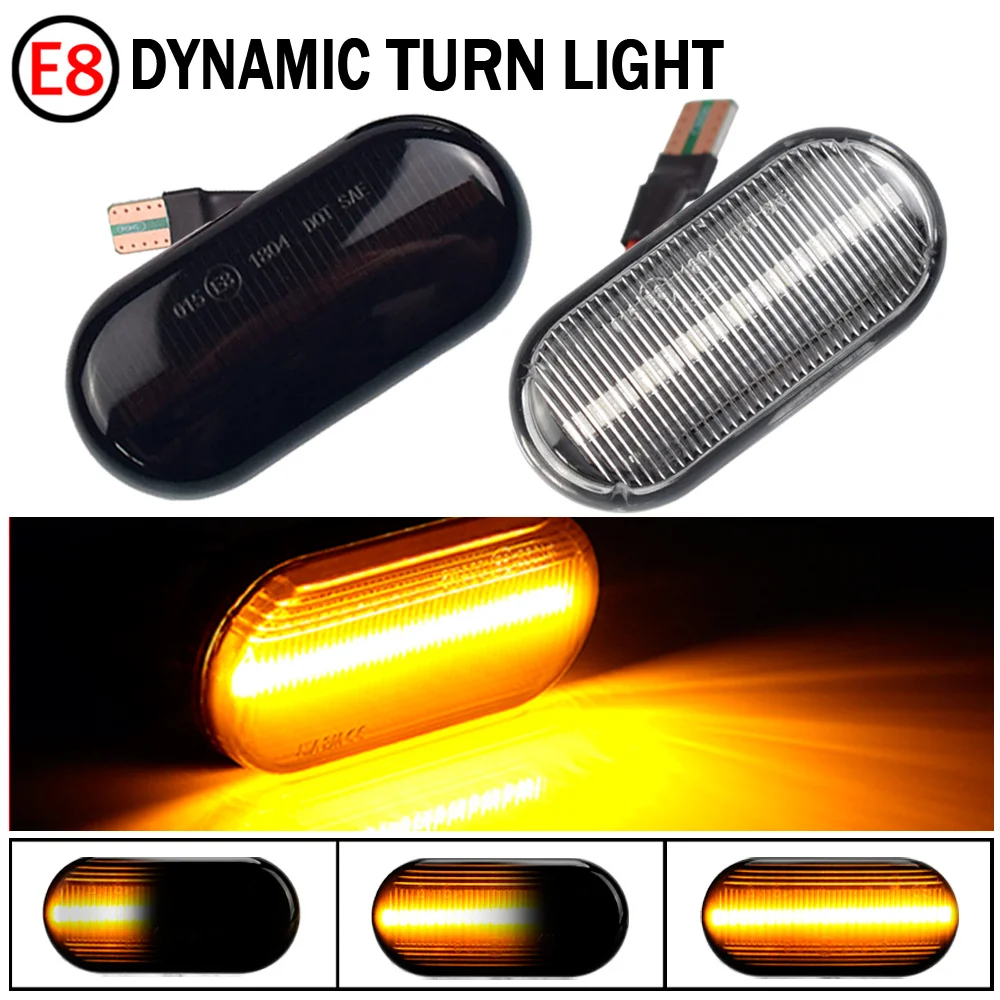 

Turn Signal Lamp LED For Nissan Qashqai J10 Note Cube 350Z Light Car Dynamic Side Marker Blinker