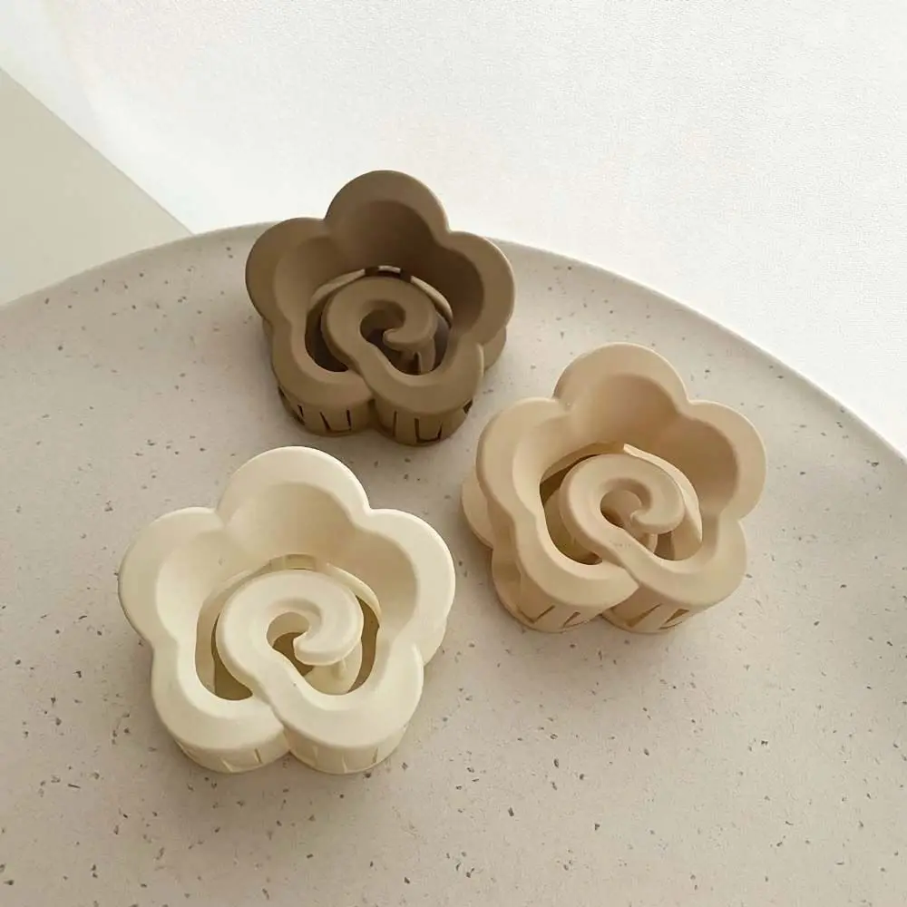 

Shaped Barrettes Rose Flower Camellia Crab Hair Claw Women Hair Clips Rose Flower Hair Claws Korean Style Hairpins