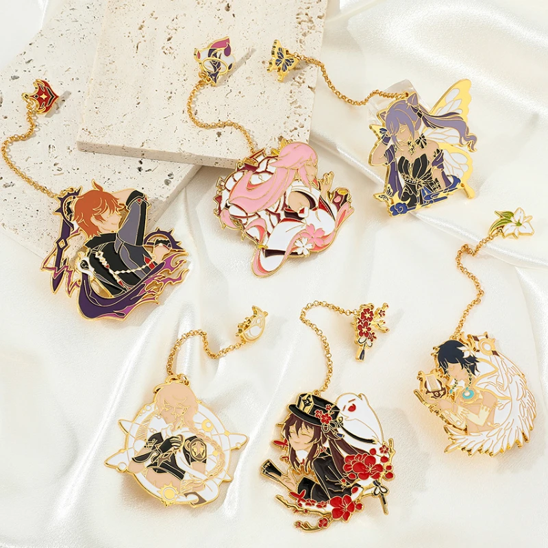 

Anime Game Genshin Impact Badges Xiao Hutao Venti Kaedehara Tartaglia Cosplay Brooches Lapel Pin Props Badge Accessories Gift
