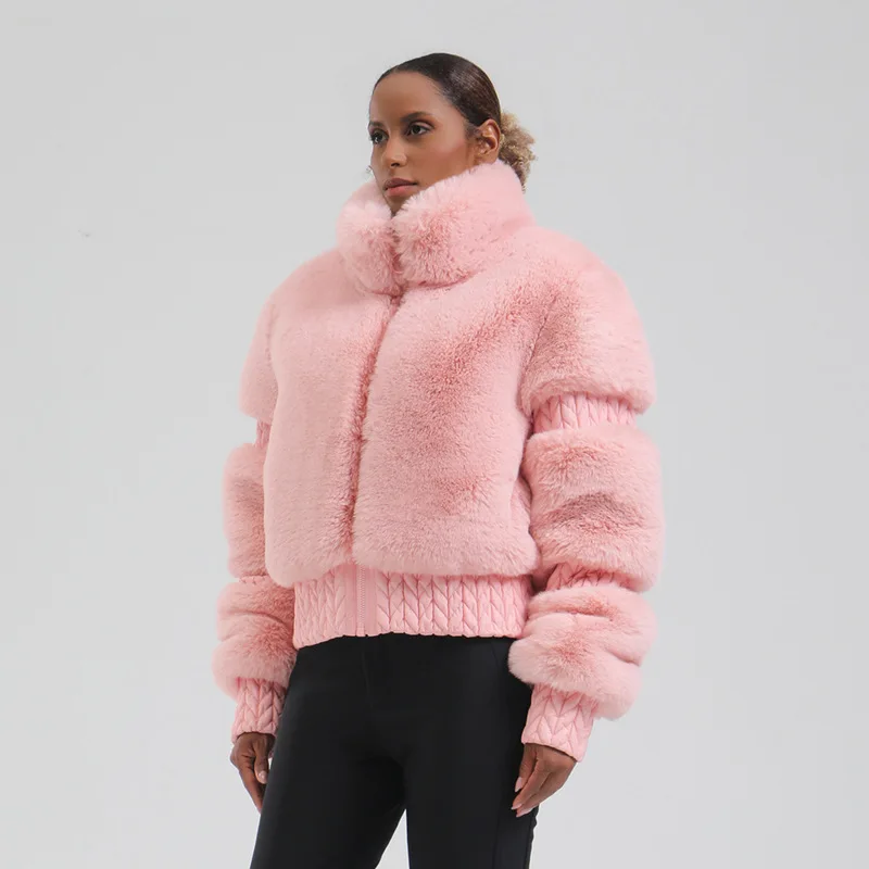 Women Ski Jacket Winter Windproof Slim Warm Skiing Hoodie Coats Thickened Snowboard Clothes Mountain Outdoor Sports Snow Jackets