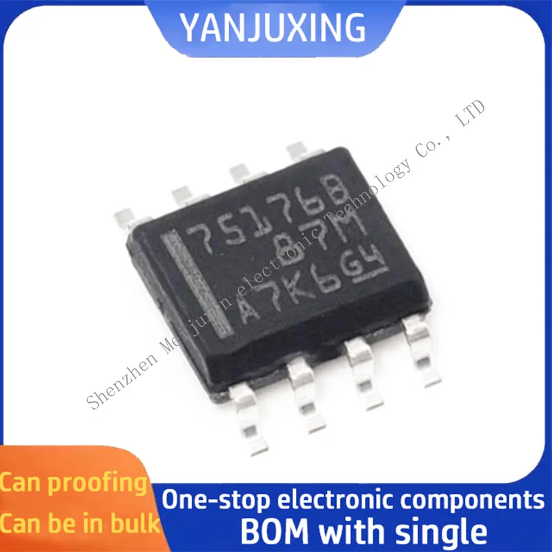 

10pcs/lot SN75176BDR SN75176BD 75176B SOP-8 Interface - Transceiver IC chips in stock