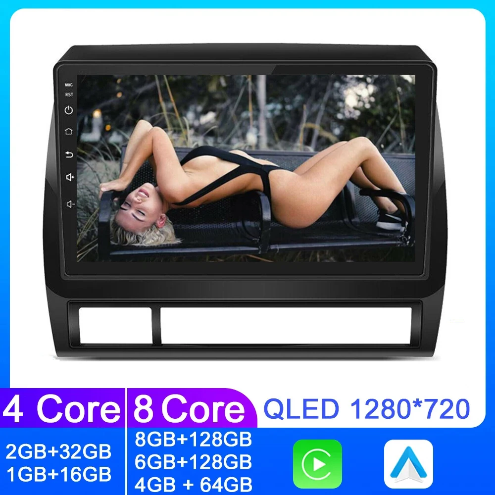 

Автомагнитола 2DIN, 9 дюймов, Android 13, для Toyota Tacoma 2 N200 HILUX 2005-2013