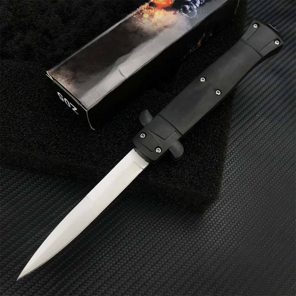 

7.23'' Pocket A.U.T.O Assisted Folding Knife 440C Blade ABS Handle Outdoor Tactical Survival EDC Knives Camping Hunting Tools