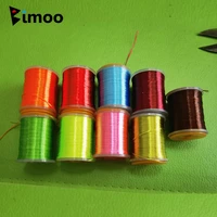 bimoo 1 spool 200d high light fly tying thread uv fluorescent floss yarn for salmon bass trout lures flies knit tying materials