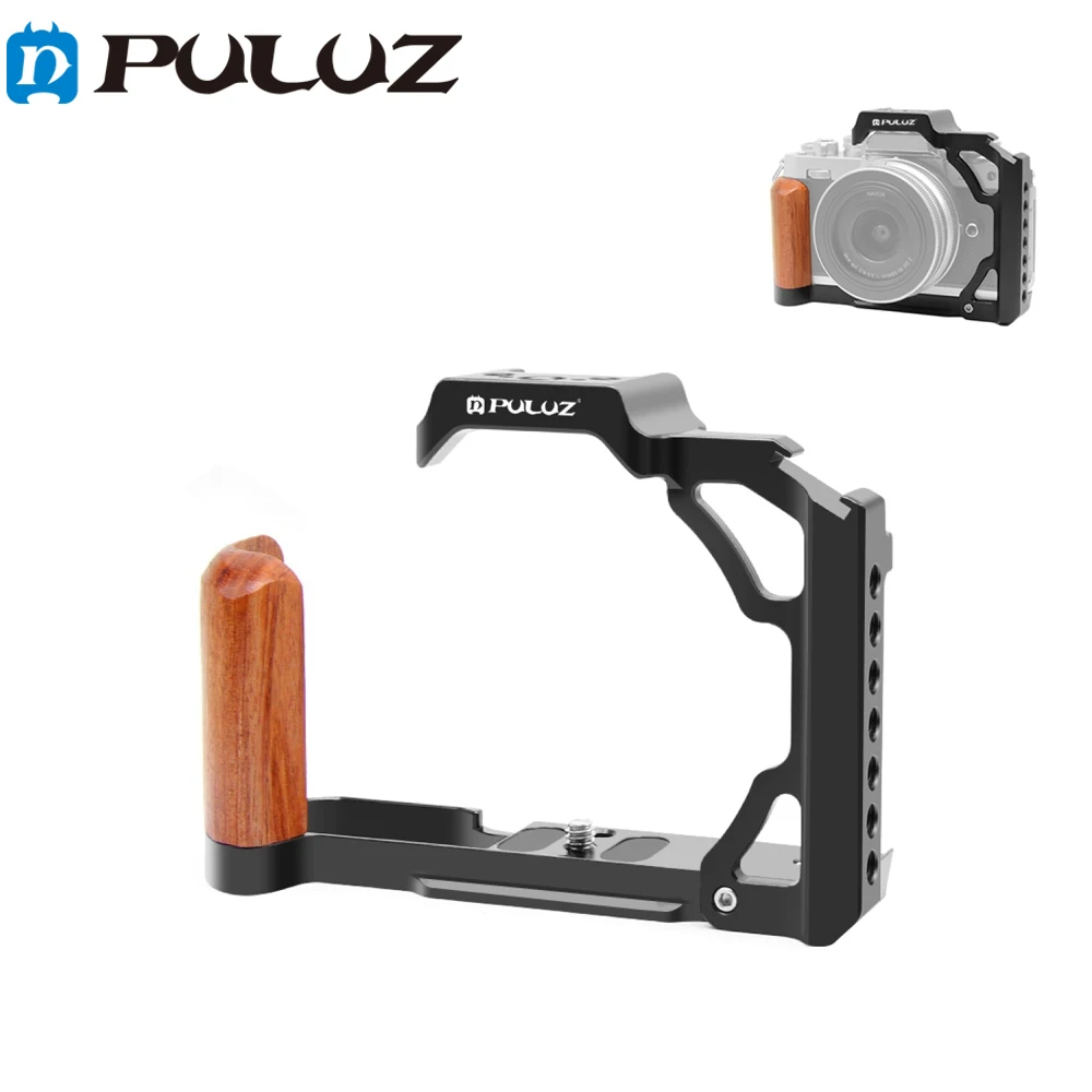 

Клетка для фотоаппарата Nikon ZFC с деревянной ручкой металлическая клетка для кролика микро зеркальная камера вертикальная клетка для кролика для стрельбы