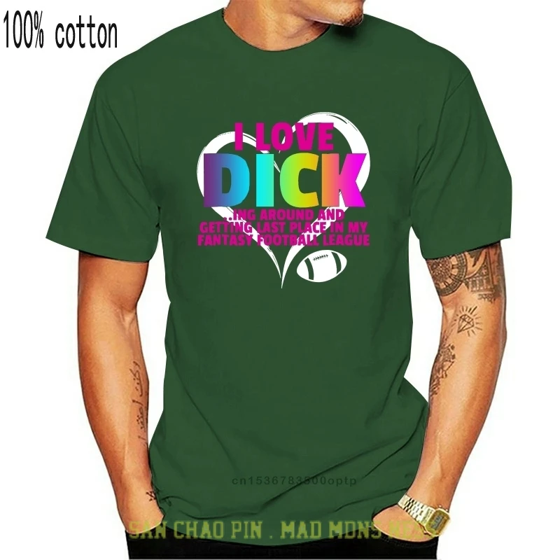 

Dick..ing Around Getting Last Place In Fantasy Football Black T-Shirt Cartoon t shirt men Unisex New Fashion tshirt