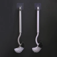 1pc toilet cleaning brush long handle toilet brush without dead ends double side bathroom cleaning brush bathroom supplies
