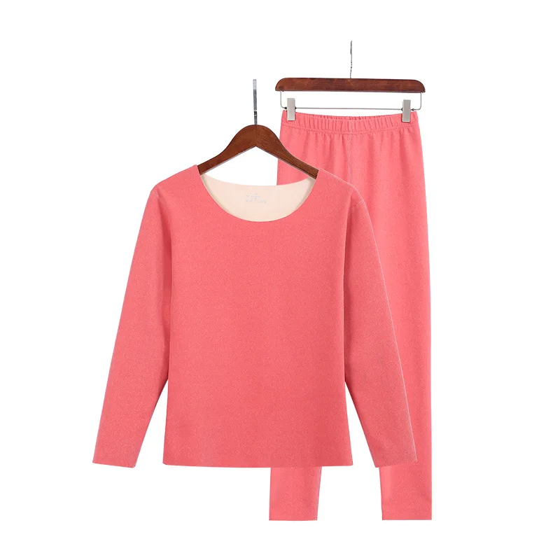 Winter new German velvet cationic autumn clothes long johns suit ladies warm clothes suit wholesale women's warm long johns