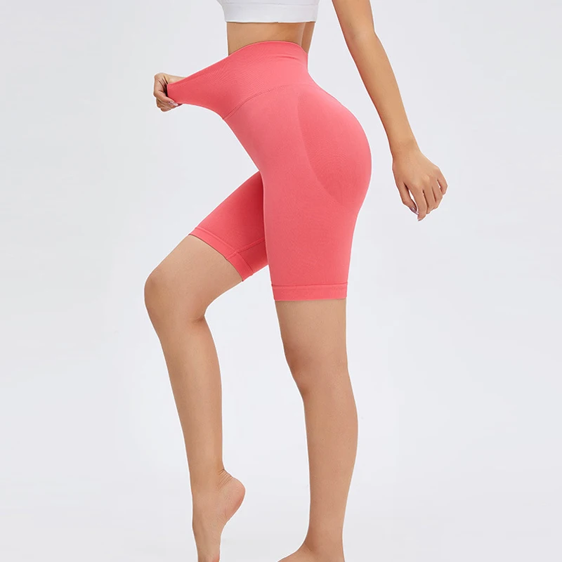 Women Yoga Pants Shorts High Waist Sports Leggings Workout Gym Fitness Running Seamless Tights Leggings Comfortable Sportswear