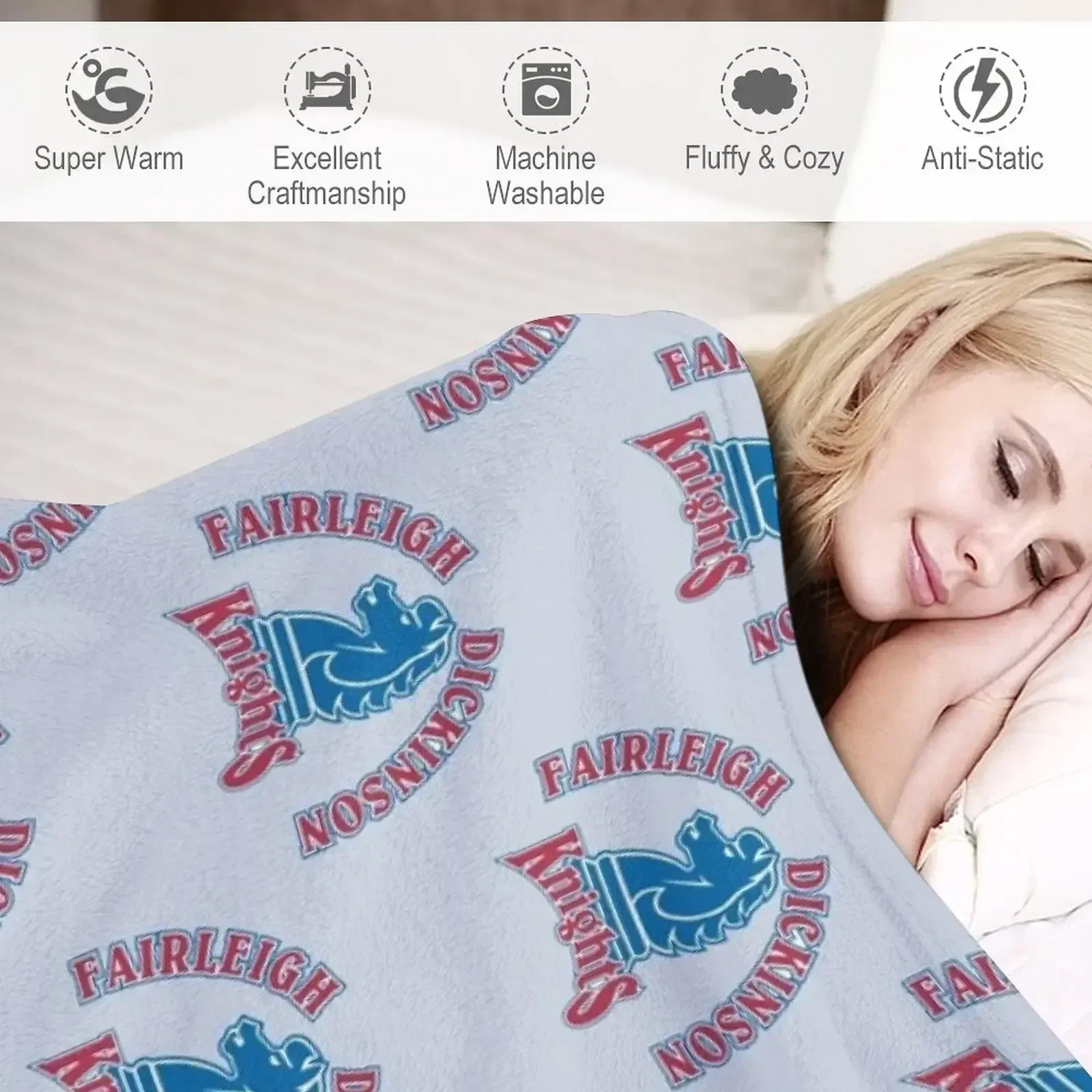 Одеяло Fairleigh Dickinson Knights пушистое одеяло