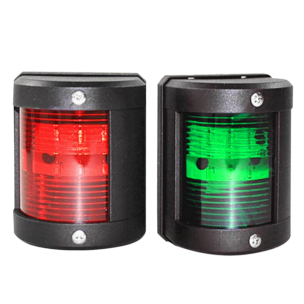 

12V LED Bow Navigation Light Sailing Signal Light for Marine For Boat Yacht Warning clearance Light Red&Green Stainless Steel