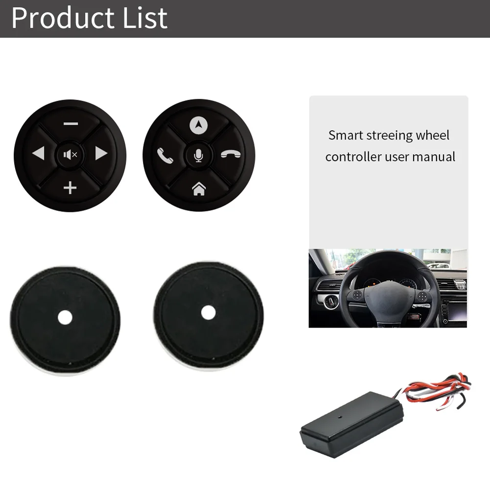 

10 Buttons Wireless Square Control Music Control PE Portable Safe Small