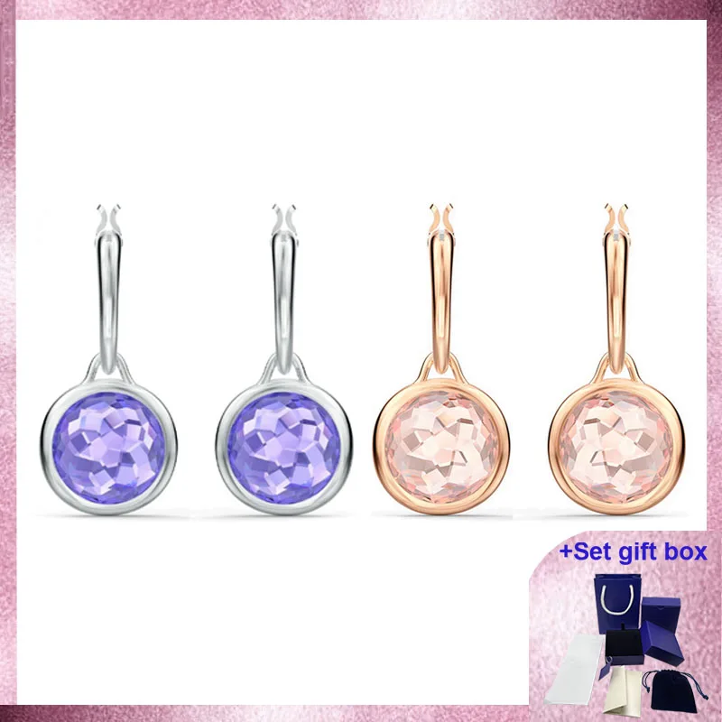 

Высококачественные модные очаровательные серьги SWA из драгоценных камней, серьги таитлия, серьги для молодых красивых дам, бесплатная дост...