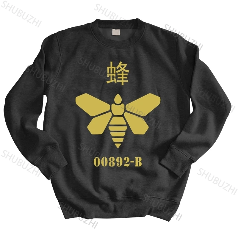 

Свитшот мужской уличный, худи с надписью «Barrel Bee Breaking Golden Moth Bad»