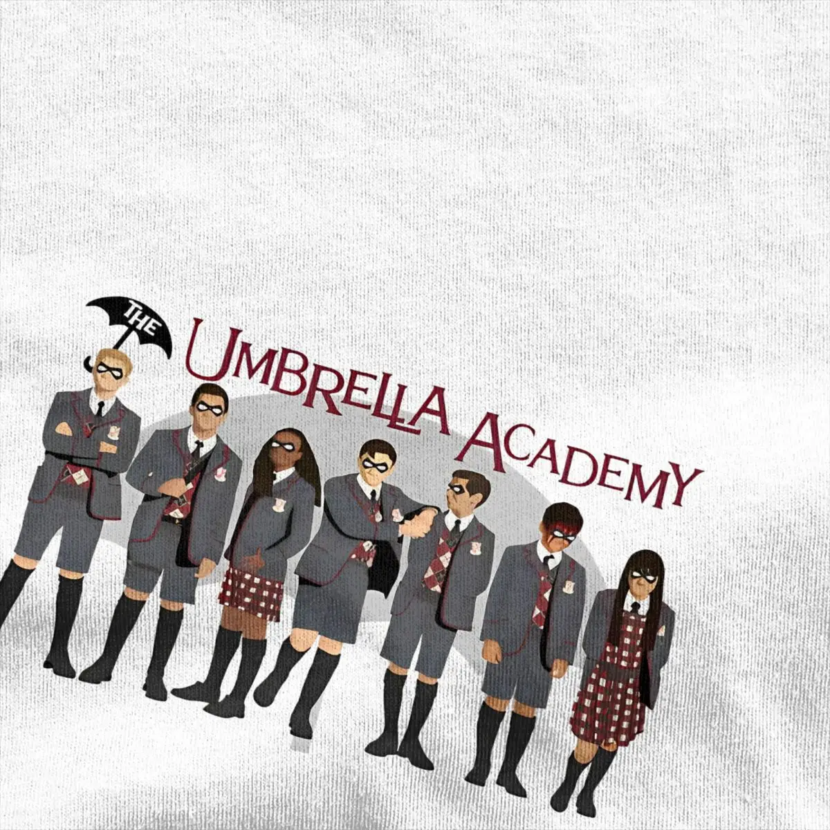 Футболка мужская с принтом зонтика 100% хлопок Y2K