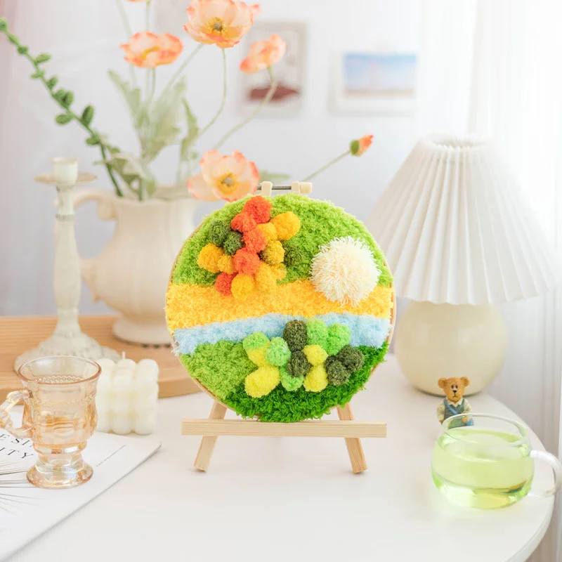 

Ручной коврик из меланжевой ткани для дома