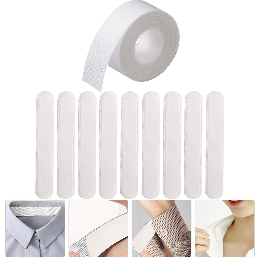 

Sweat Liner Collar Pad Protector Hat Neck Pads Sticky Absorption Shirtvisor Strip Breathable Protection Adhesive Invisible