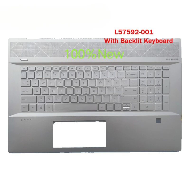 Клавиатура с подсветкой для HP Envy 17m-ce 17-ce TPN-W145 серебристая