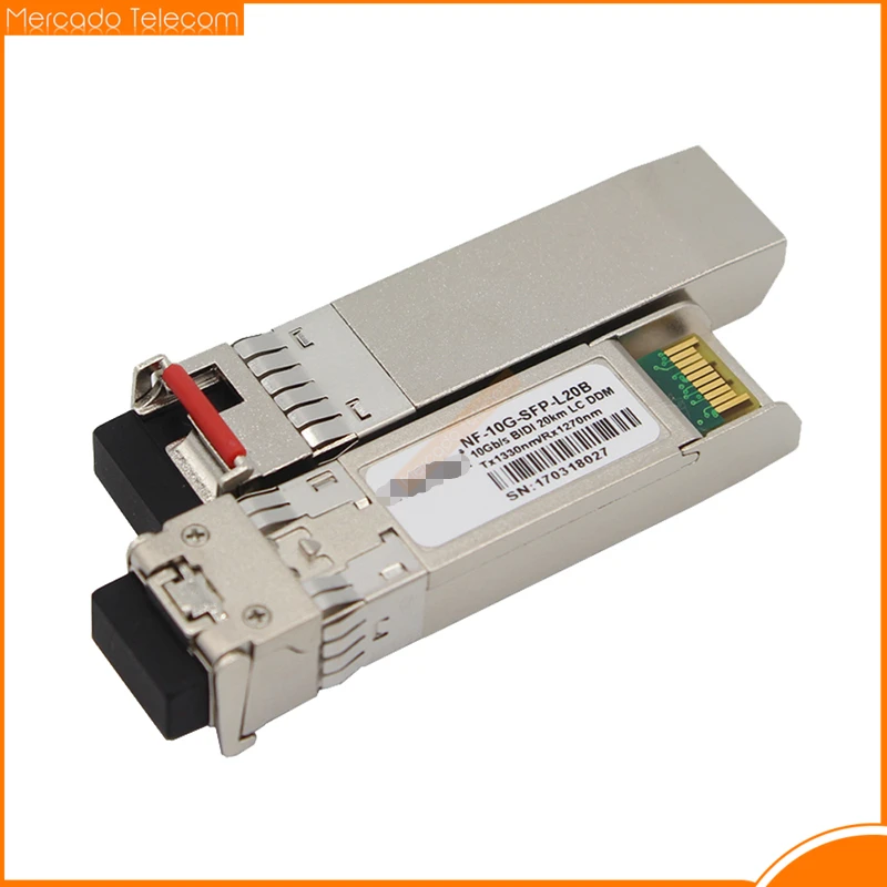 10G BIDI 10/20/40/60/80KM SFP Module SM LC 1270/1330nm Single Mode Single Fiber Optic module Compatible with Cisco Switch