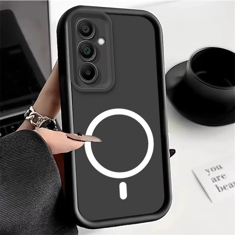 Чехол для телефона Samsung Galaxy Jump3 M44 M14 F14 M12 F12 M40S с магнитной беспроводной наклейкой