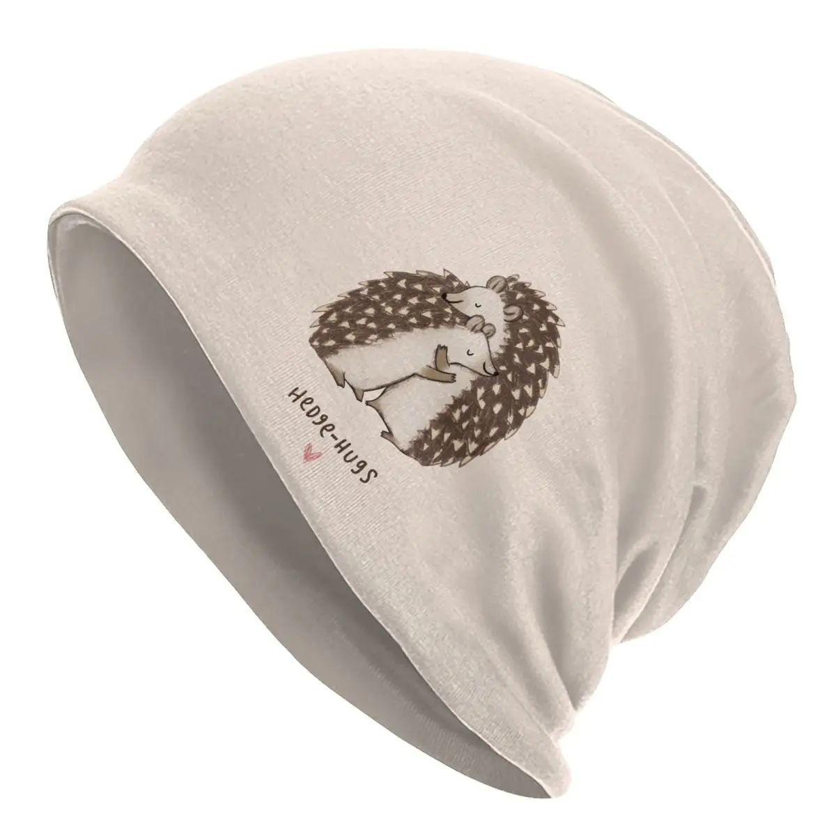 

Hedgehog Beanie Hats Hedge hugs Knitting Hat Gym Elastic Adult Unisex Caps Spring Custom Vintage Bonnet Hats Gift Idea