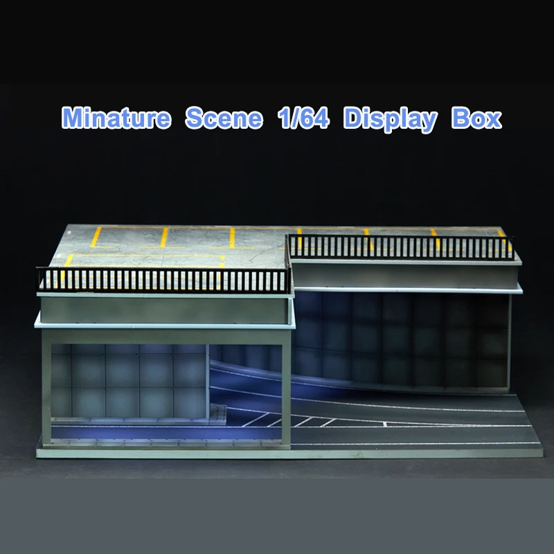 1/64 Дисплей Декор сцены Minature для литых под давлением моделей автомобилей (без