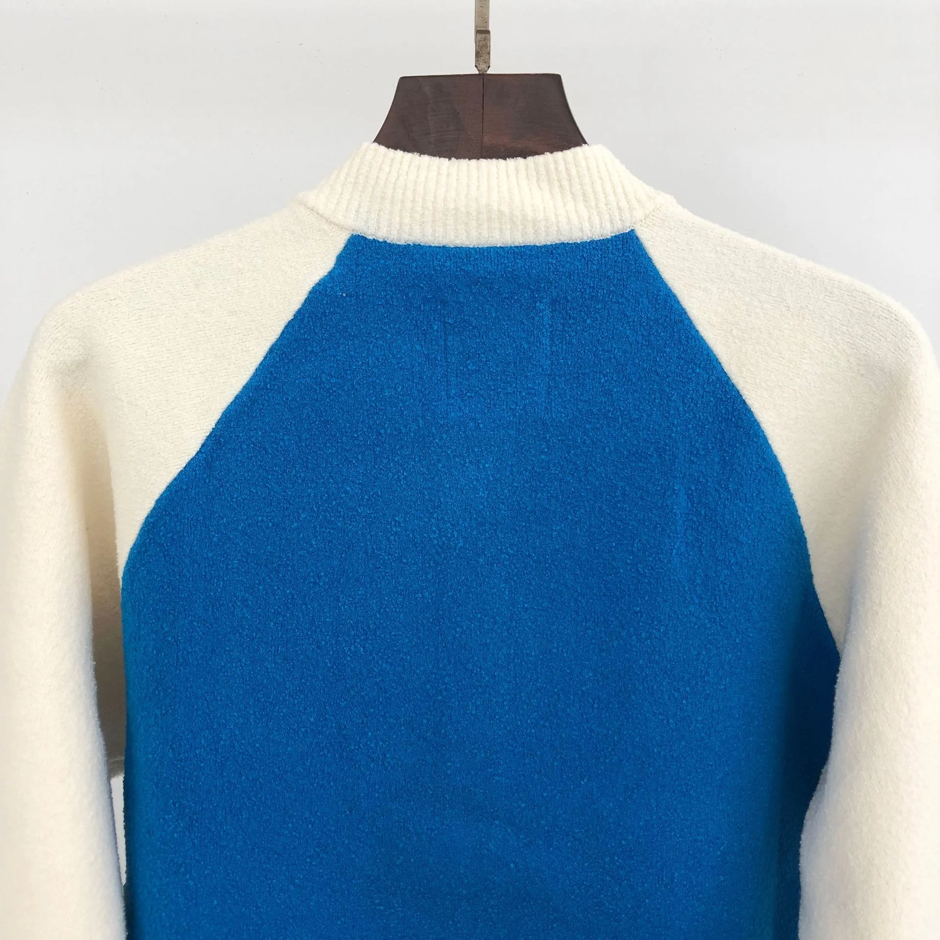 

Women's Sweater Knitted Cardigan Double S Embroidery Single Breasted Contrast O-Neck Long Sleeve Loose Coat Casual