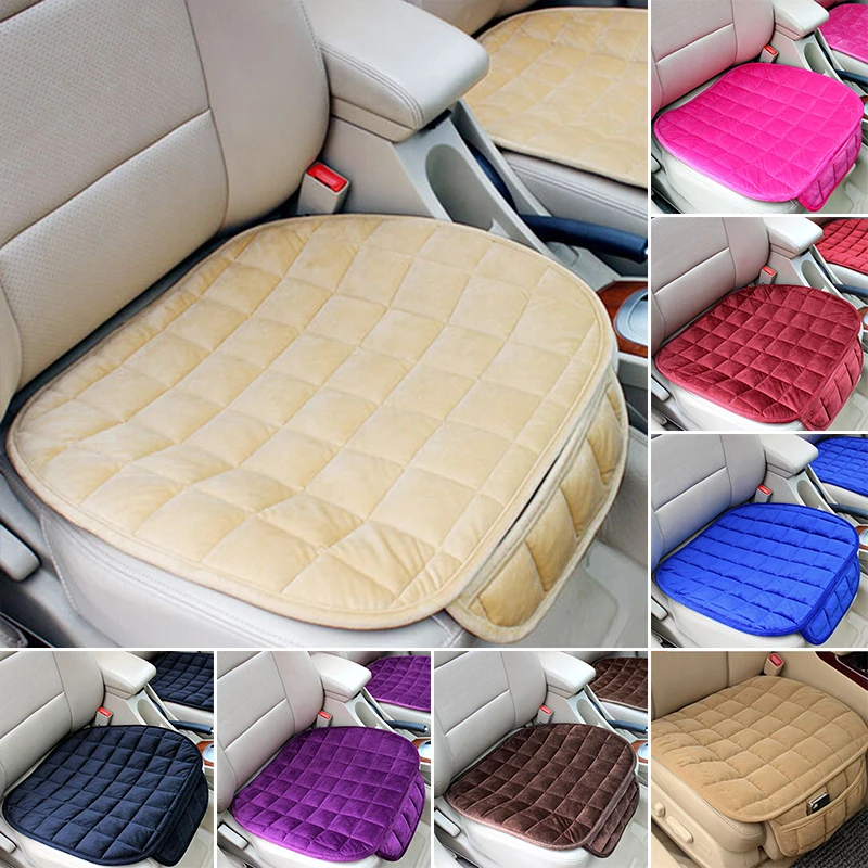 

1pcs Universal Comfortable Car FrontSeat Plush Cotton Cover Non-Slip Breathable Auto Cushion 52*48*2cm