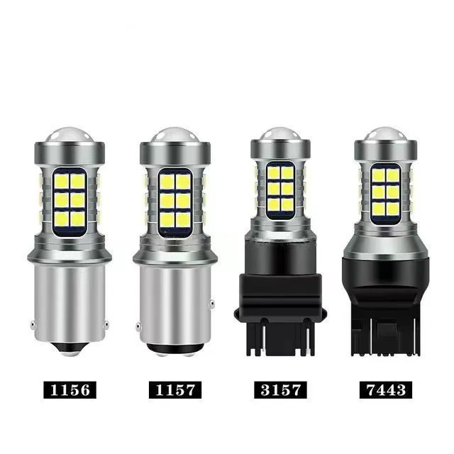 Фото Светодиоды T15 T20 1156 1157 3030 27SMD для задних фонарей, стоп-сигналов и указателей поворота №2