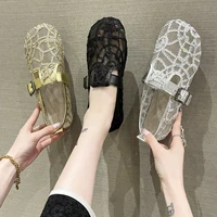 mesh breathable flat shoes ballet shoes shallow mouth shoes 2022 new all match mesh soft soled comfort shoes mother shoes