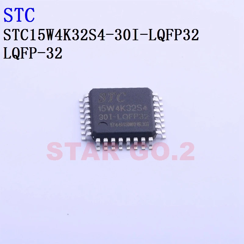 

2PCSx STC15W4K32S4-30I-LQFP32 LQFP44 LQFP48 LQFP64S STC Microcontroller