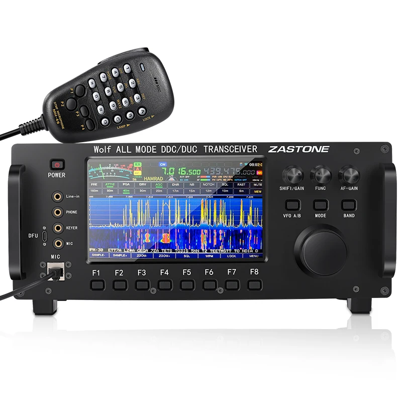 ZASTONE ZT7500 SDR Коротковолновый приемопередатчик Wolf HF LF VHF UHF DDC DUC Всережимное