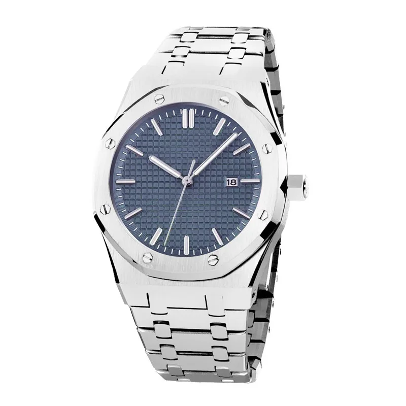 

AP316L stainless steel brushed green plaid HMS Royal Oak same series high-end men's watch Japanese movement