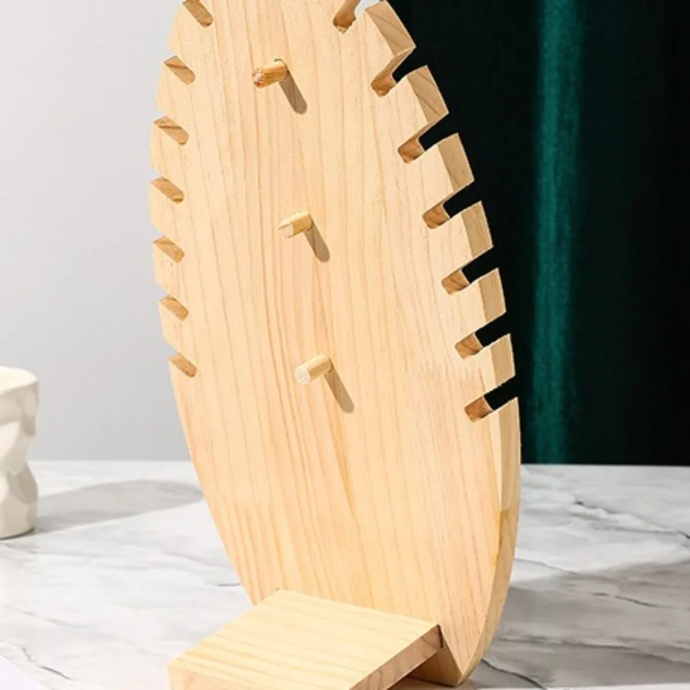 Деревянная доска для ожерелья в форме пламени подвесная стойка подвесной